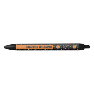 Stylo Noir Eric Carle | Halloween Polka Motif