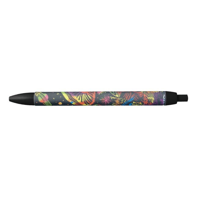 Stylo Noir Espace des champignons (Devant)