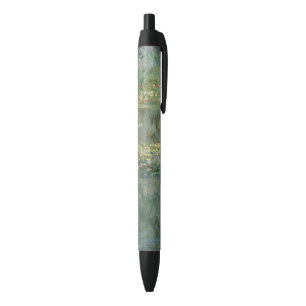 Stylo Noir Étang Claude Monet de nénuphar