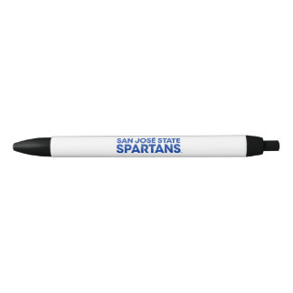 Stylo Noir État Spartans Wordmark de San Jose