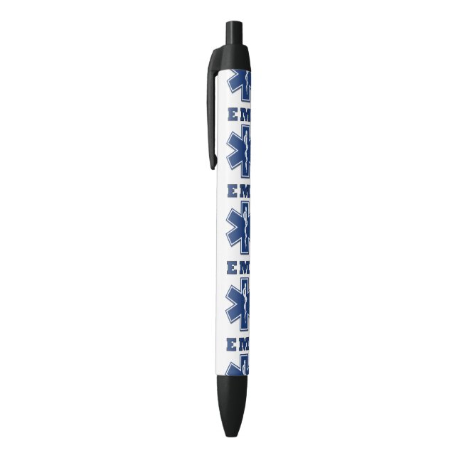 Stylo Noir Étoile d'EMT de la vie (Haut (Vertical))