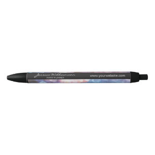 Stylo Noir Event Planner bokeh, scintillant, design tendance