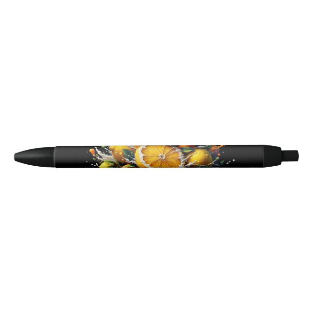 Stylo Noir Explosion de Citrus (Devant)