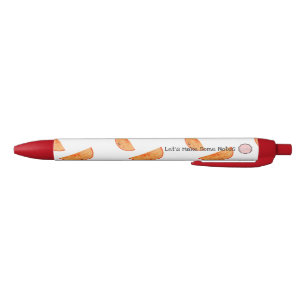 Stylo Noir Faisons quelques notes, Kawaii Orange Pen