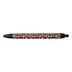 Stylo Noir Famille de champignons