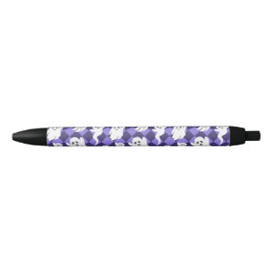 Stylo Noir Fantômes d'Halloween