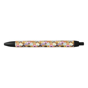Stylo Noir Femmes rétrogrades du Motif mondial