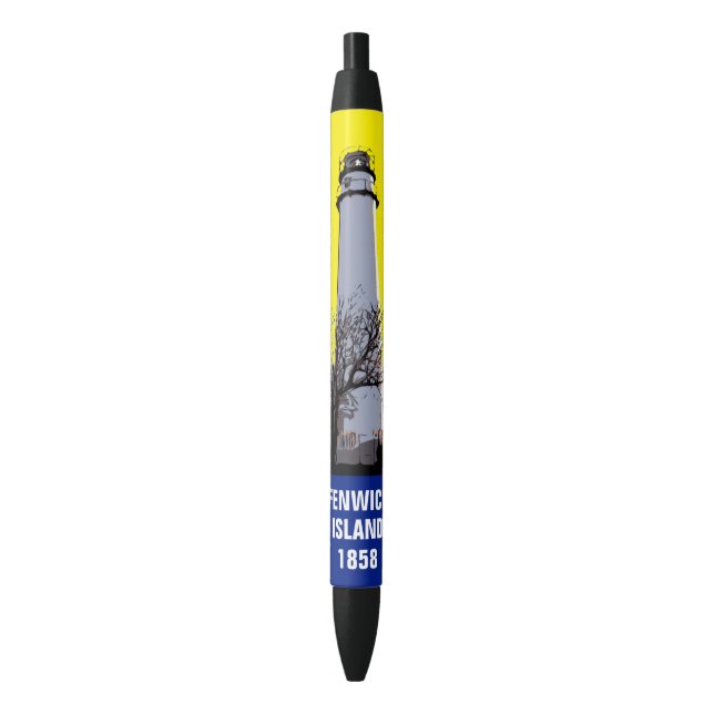 STYLO NOIR FENWICK ISLAND LIGHTHOUSE (devant Vertical)