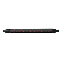 Stylo Noir Feuille d'érable du chalet canadien