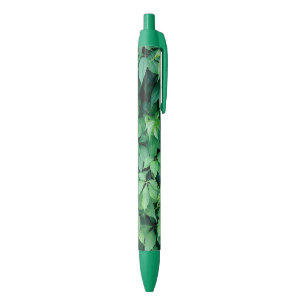 Stylo Noir Feuilles de raisins verts
