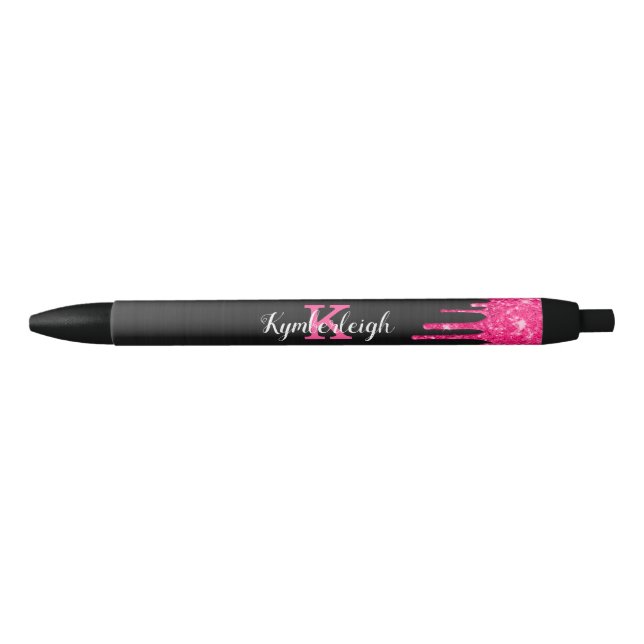 Stylo Noir Fille Noir Hot Rose Parties scintillant Drivers No (Devant)