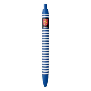 Stylo Noir Finlande Drapeau mignon Patriotique