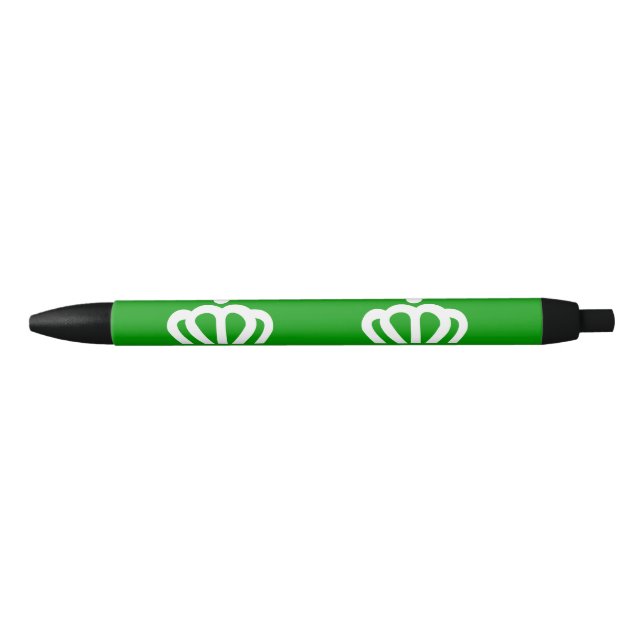 Stylo Noir Flag of Charlotte, North Carolina (Devant)
