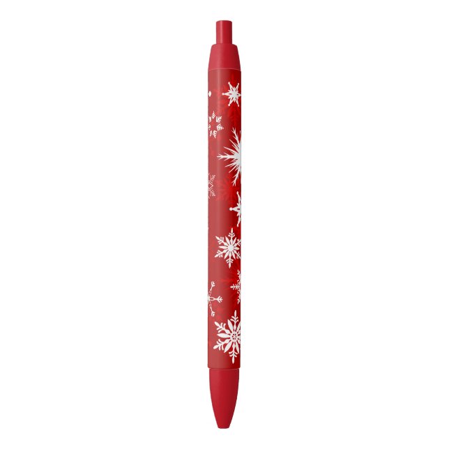 Stylo Noir Flambeaux de Noël (devant Vertical)