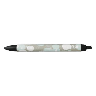 Stylo Noir Fleurs