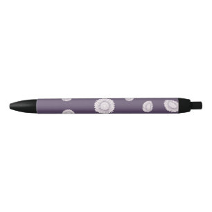 Stylo Noir Fleurs de soleil