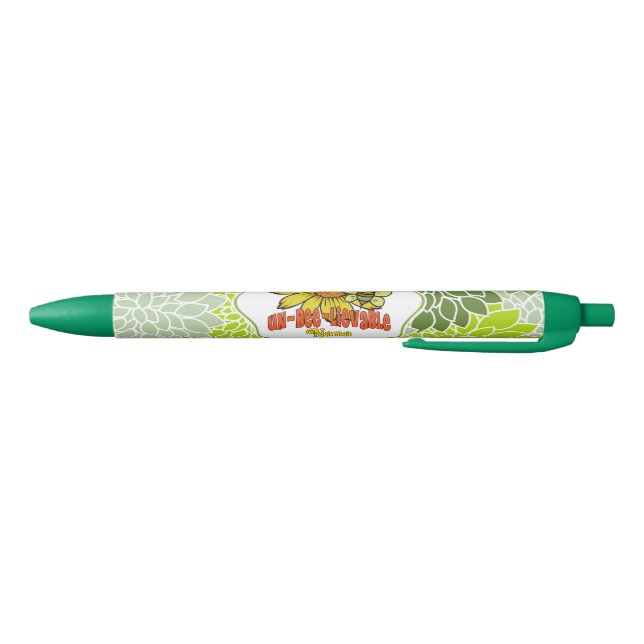 Stylo Noir Fleurs de soleil incroyables Nana (Bas)
