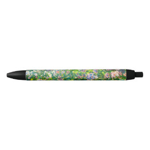 Stylo Noir Fleurs jolies vintages Illustration Fleurs blanche