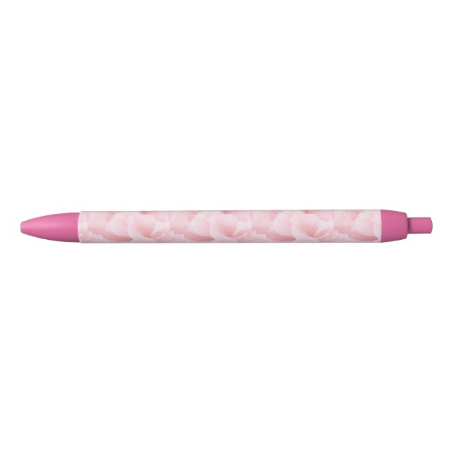 Stylo Noir Floral rose jolie fille (Devant)