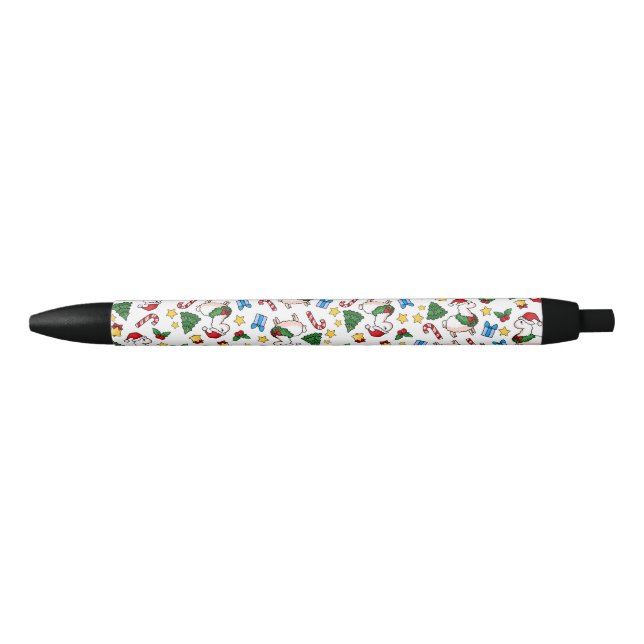 Stylo Noir Folie de lama de vacances (Devant)