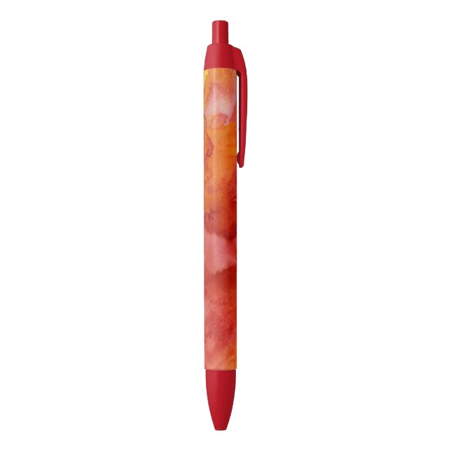 Stylo Noir Fond de peinture d'aquarelle (Bas (Vertical))