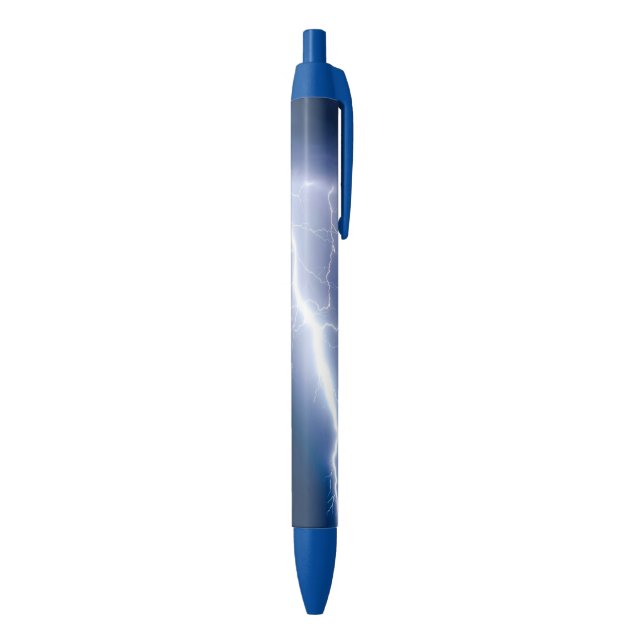 Stylo Noir "Foudre" (Bas (Vertical))