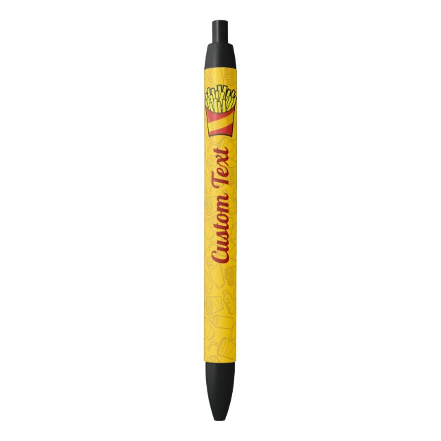 Stylo Noir Fries françaises (devant Vertical)