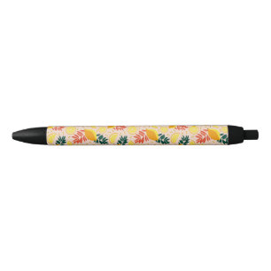 Stylo Noir Fruit de citron d'été frais
