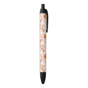 Stylo Noir Fun Retro Ghost & Jack-O-Lantern Motif