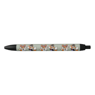 Stylo Noir Funny Red Fox mariée et Mariage de chambre