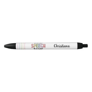 Stylo Noir Futur orthophoniste Futur cadeau SLP