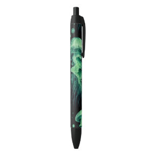Stylo Noir Glume de méduse