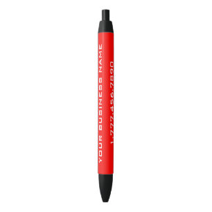 Stylo Noir GMF rouge personnalisé