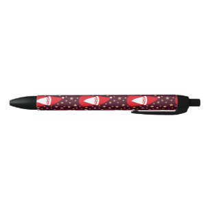 Stylo Noir Gold Parties scintillant Père Noël Starry Night