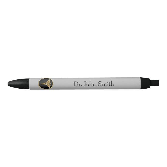 Stylo Noir Gold Professional Médicale (Devant)