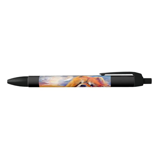 Stylo Noir GOLDEN GIRL chow (Haut)