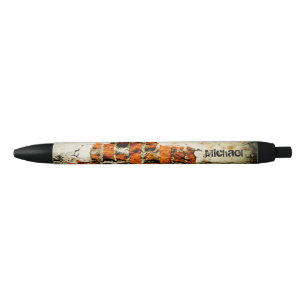 Stylo Noir Grafiti blanc orange Cool vieux mur de briques Vot