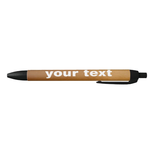 Stylo Noir Grain en bois de bouleau (Bas)