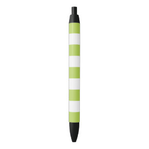 Stylo Noir Grandes Tailles Vertes, Grandes Tailles Blanches, 