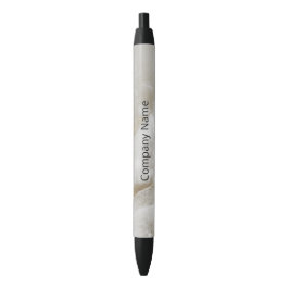 Stylo Noir Gris et Marbre blanc