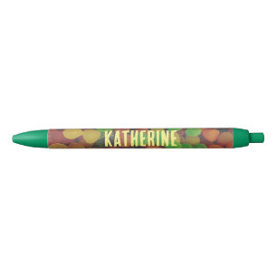 Stylo Noir Gumdrops Personnalisé Candy Quirky