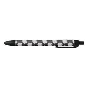 Stylo Noir Halloween, Fantôme Effrayant, Trick Or Treat, Hou