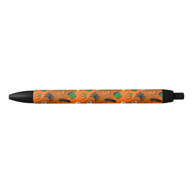 Stylo Noir Halloween Spooky Candies Party     (Devant)