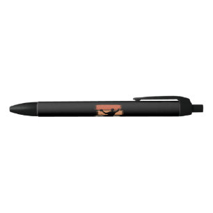 Stylo Noir Handball Player Retro