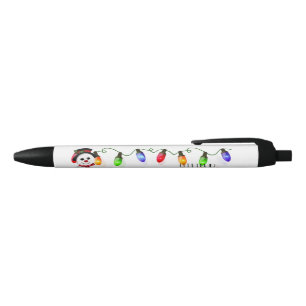 Stylo Noir Holly Jolly Snowman