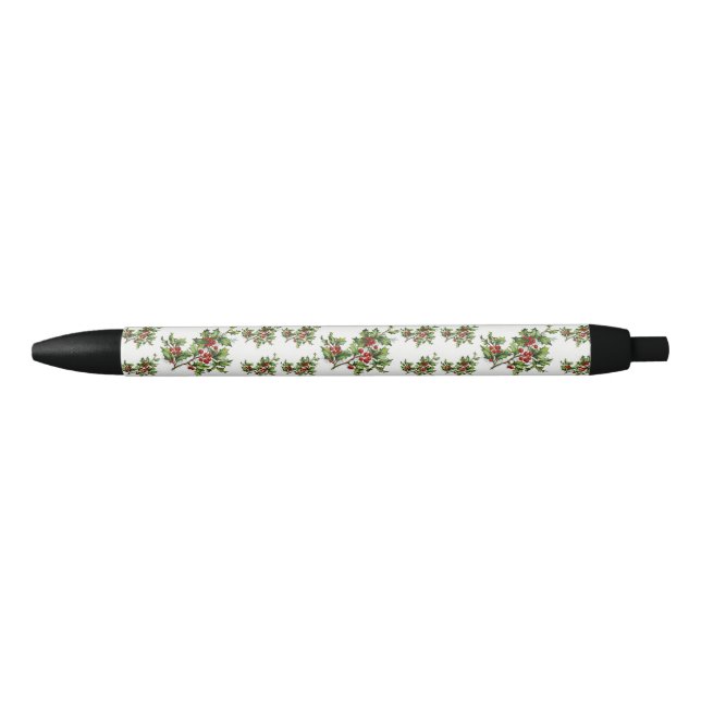 Stylo Noir HollyBerries 014 (Devant)