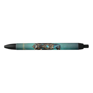 Stylo Noir Horus le dieu faucon.