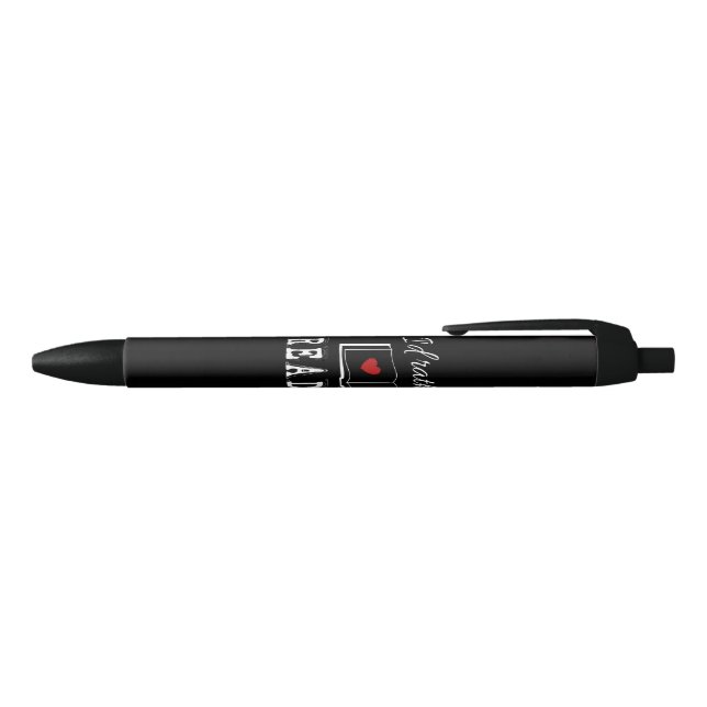 Stylo Noir I'd rather be reading (Haut)
