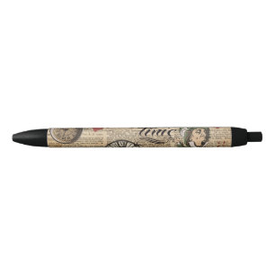 Stylo Noir "Il est toujours art fol de dictionnaire de