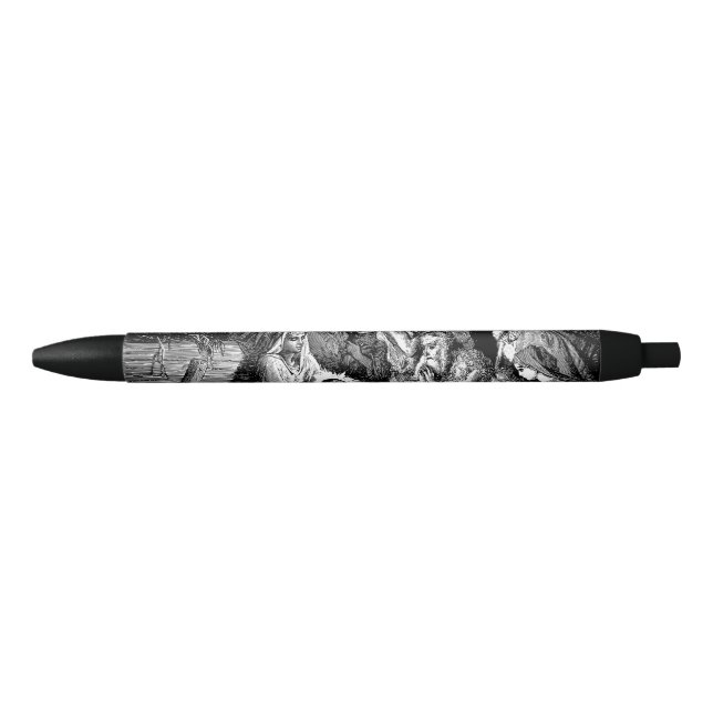 Stylo Noir Illustrated Christmas Nativity Scene (Devant)